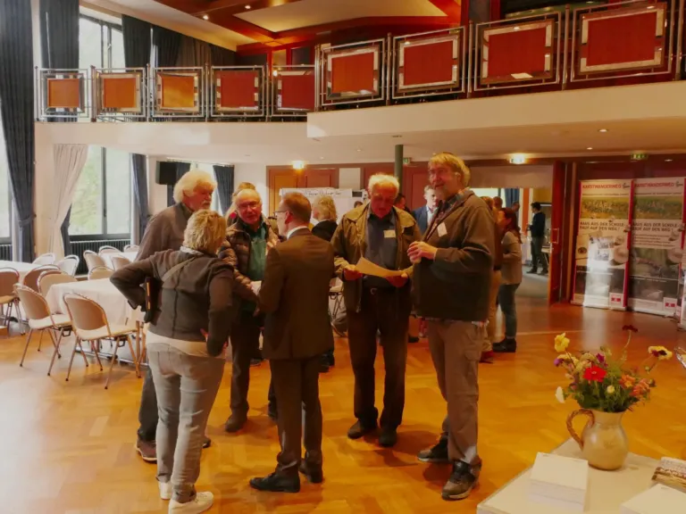 angeregter Austausch am Rande der Veranstaltung